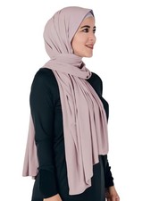 Non-see-through Premium Jersey Maxi Hijab Head Scarf Wrap for Muslim Women Nu...