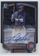 2025 Bowman Chrome Prospect Auto Angel Cepeda #CPA-AC Auto 1ny5