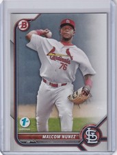 2022 Bowman 1st Edition #BPPF-42 Malcom Nunez St. Louis Cardinals