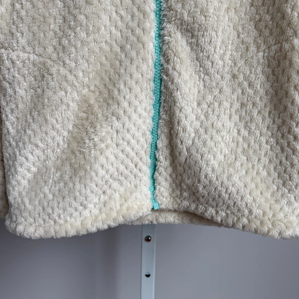 Chaqueta Columbia talla L (niñas) crema polar cremallera Foto 3 de 4