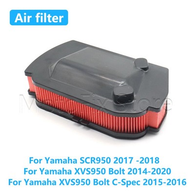 Motorcycle Air Filter Intake Cleaner For Yamaha SCR950 XVS950 Bolt XVS950CT
