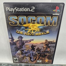 SOCOM: U.S. Navy SEALs (Sony PlayStation 2, 2002) With Manual 