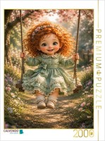 Calvendo Puzzle A Swing To Happiness | 2000 Pieces, Finished Size 35.4 × 26.4 In