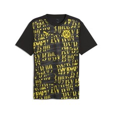 PUMA Bvb PreMatch Crew Neck Short Sleeve Soccer Jersey Mens Size M 77911402