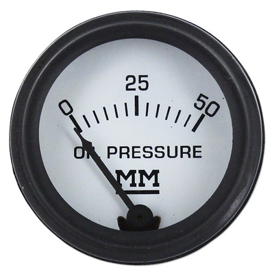 #ad #ad Oil Pressure Gauge 0 50 PSI Fits Minneapolis Moline JT854 10A7986 $49.99