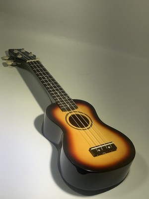 Sunburst Sawtooth Chromacast Ukulele 20'' Soprano w Case Model ST-UKE-BSSB