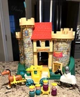 Vintage 1974 Fisher Price Little People Play Family Castle #993  W Accessories