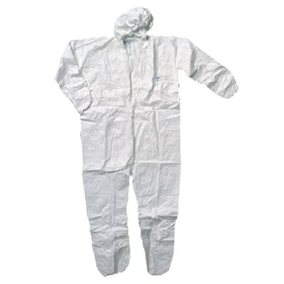 QTY 10 Tute Monouso DURAWEAR 186109B/1 Blu Con Cappuccio – Taglia Large – Confezione
