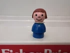 Vintage Fisher Price Little People BROWN  BOB with BANGS Girl HTF VERY RARE