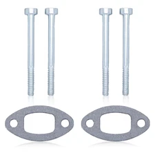 Muffler Gasket Bolts Kit for Stihl FS38 FS55 FS56 FS70 Trimmer BG50 BG55 BG65