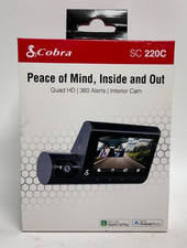 COBRA SC 220C Quad HD Interior Smart Dash Cam Wi-Fi 1440p  Interior 1080p