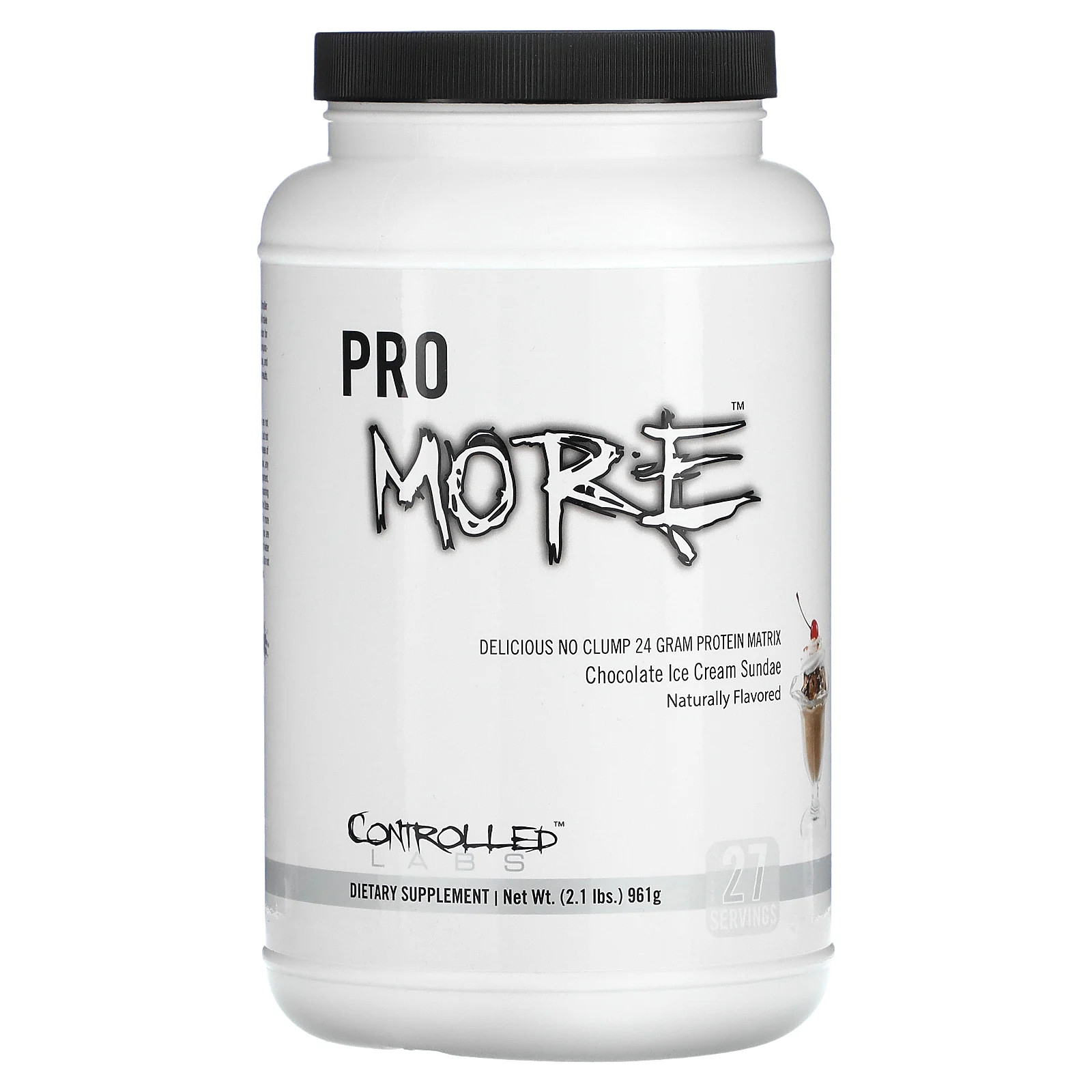 Pro More, Protein Matrix, воскресное шоколадное мороженое, 2,1 фунта (961 г)