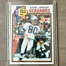1979 Topps Steve Largent #198 Seattle Seahawks AFC All Pro WR Football Card