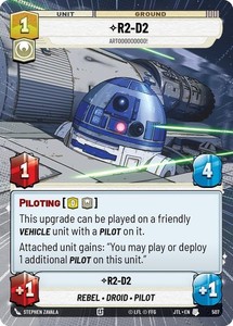 Star Wars: Unlimited R2-D2 - Artooooooooo! Hyperspace UC Regular NM (JTL)