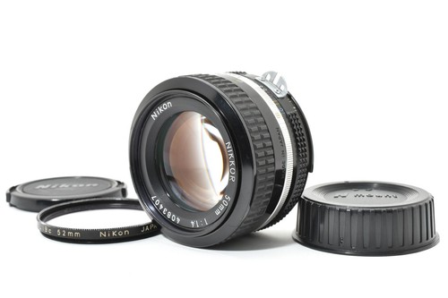 Nikon AI Nikkor 50mm f/1.4 MF Prime Lens Japan With Caps Mint Working 2688383