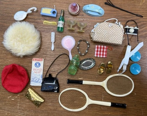 VTG 1960s Mattel Barbie Ken Skipper Tammy Japan Accessories Outfit Parts Lot #2