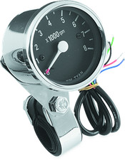 Bikers Choice Fits Big Twin Xl Electronic Mini Tachometer 8000 Rpm With Chrome Bikers Choice Fits Big Twin Xl Electronic Mini Tachometer 8000 Rpm With Chrome