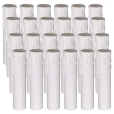 Skelang 24 Pcs 4" Tall Candle Socket Covers Candle Covers Sleeves Fit 