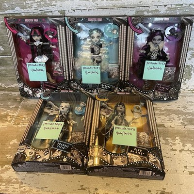 Monster High Reel Drama Draculaura Lagoona Clawdeen Frankie Cleo Full Set Of 5