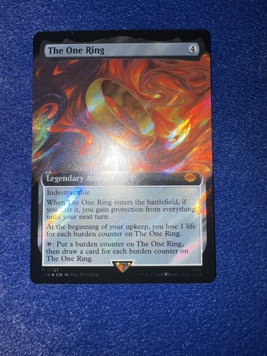 The One Ring (Extended Art) (Surge Foil) NM/LP Magic the Gathering MTG - Picture 2 of 3