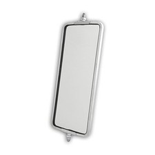 33311 Stainless Steel Heated West Coast Mirror w/Heating & Lighting function