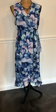 Soft Surroundings Ashlyn Spring Floral Ruffled Maxi Dress Size Petite Small NEW!