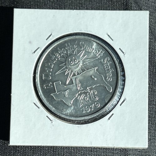 "Tribute To The Sunbelt States 1979 - Mardi Gras Nueva Orleans - ficha de aluminio de 1,5""" - Imagen 3 de 4