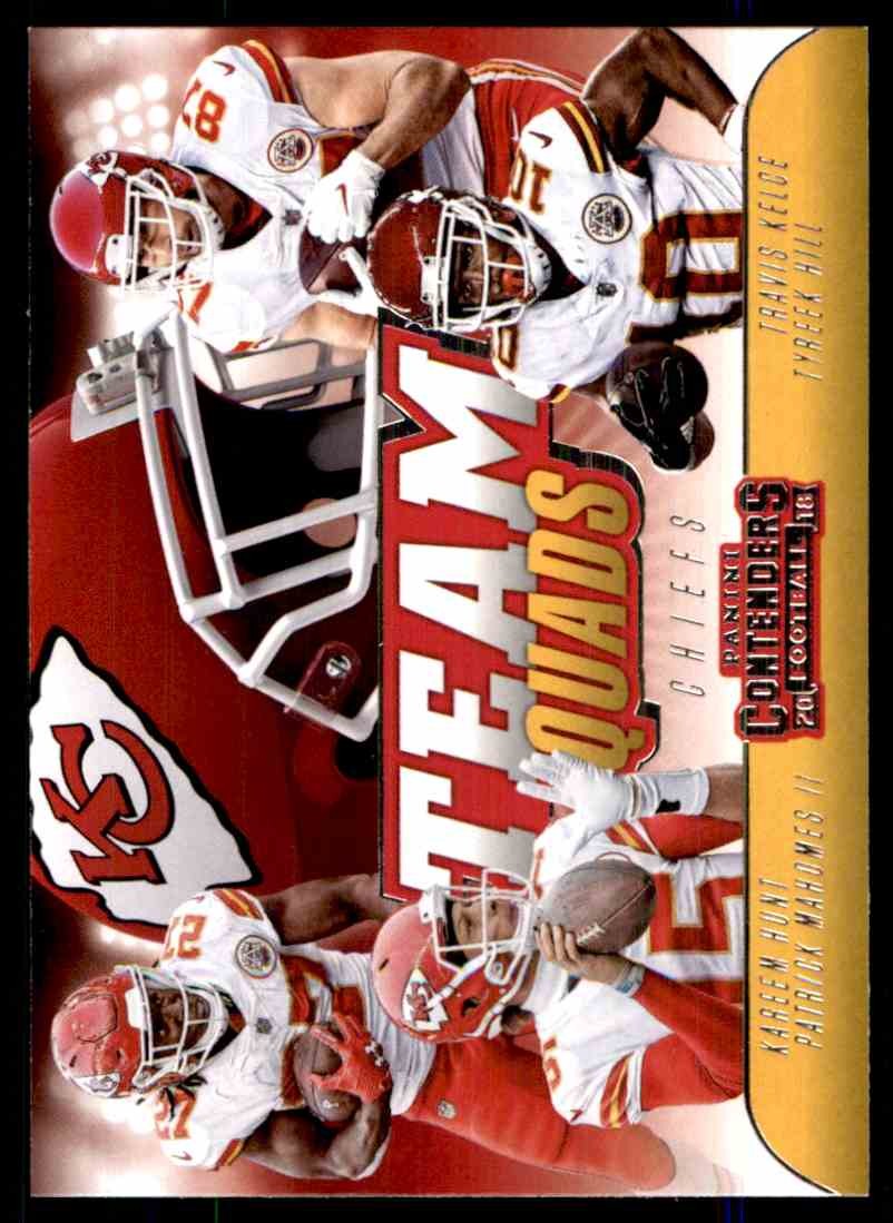Kareem Hunt #3 2018 Panini Immaculate Collection Football Immaculate Quad Jerseys