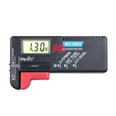 BT-168 Digital LCD   Checker Volt Tester Cell DC 9V 1.5V Button Universal #zn