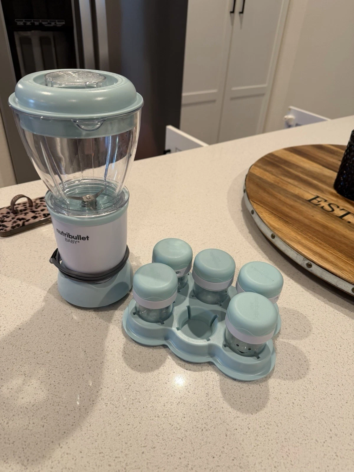 nutribullet BABY Electric Blender Easy Use Dishwasher-safe Storage Jars