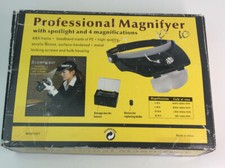 professional magnifier with spotlight and 4 magnifications