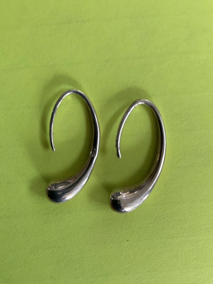 925 sterling Silver Drop Earrings - Image 2 of 2
