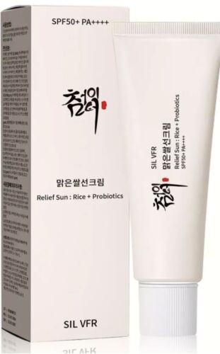 Korean Sunscreen SPF 50+ PA++++ (50 ml) - Rice + Probiotics - NEW & SEALED
