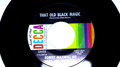 Robert Maxwell, His Harp & Orchestra - That Old Black Magic / Shangri-L vinyl EX