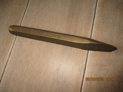 Ampco C6 Funkenfreier Kaltmeißel Aluminium Bronze 203 mm NEU