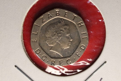 UNITED KINGDOM 2008 UNDATED 20 P MULE NEW SHEILD REVERSE WITH EARLIER OBVERSE - Picture 9 of 10