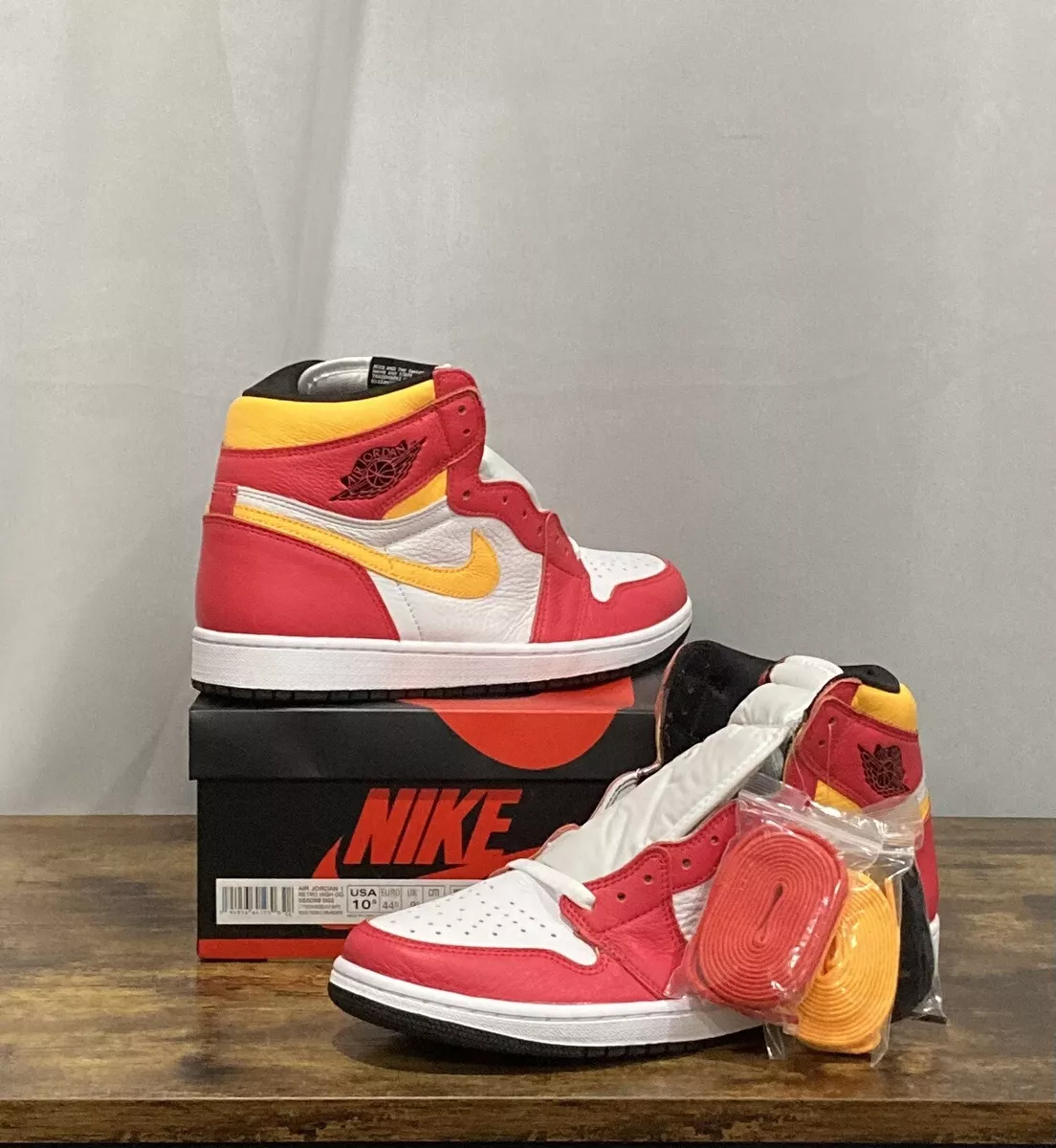 Brand New Air Jordan 1 Retro High OG Light Fusion Red (555088 603
