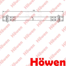 Fits Toyota Corolla 1992-2002 Brake Hose Rear Howen 9094702783