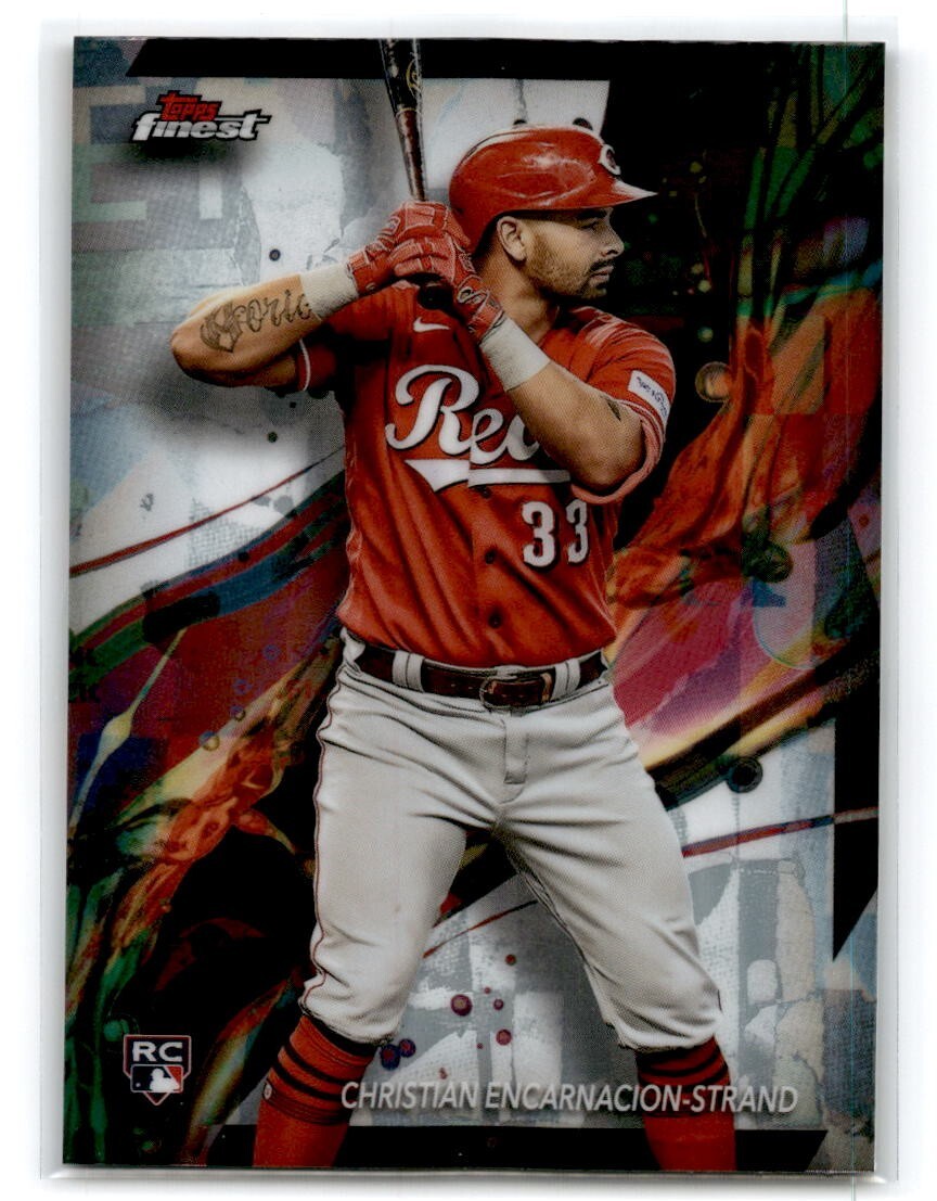 2024 Topps Finest Christian Encarnacion-Strand RC Refractor #4 Reds