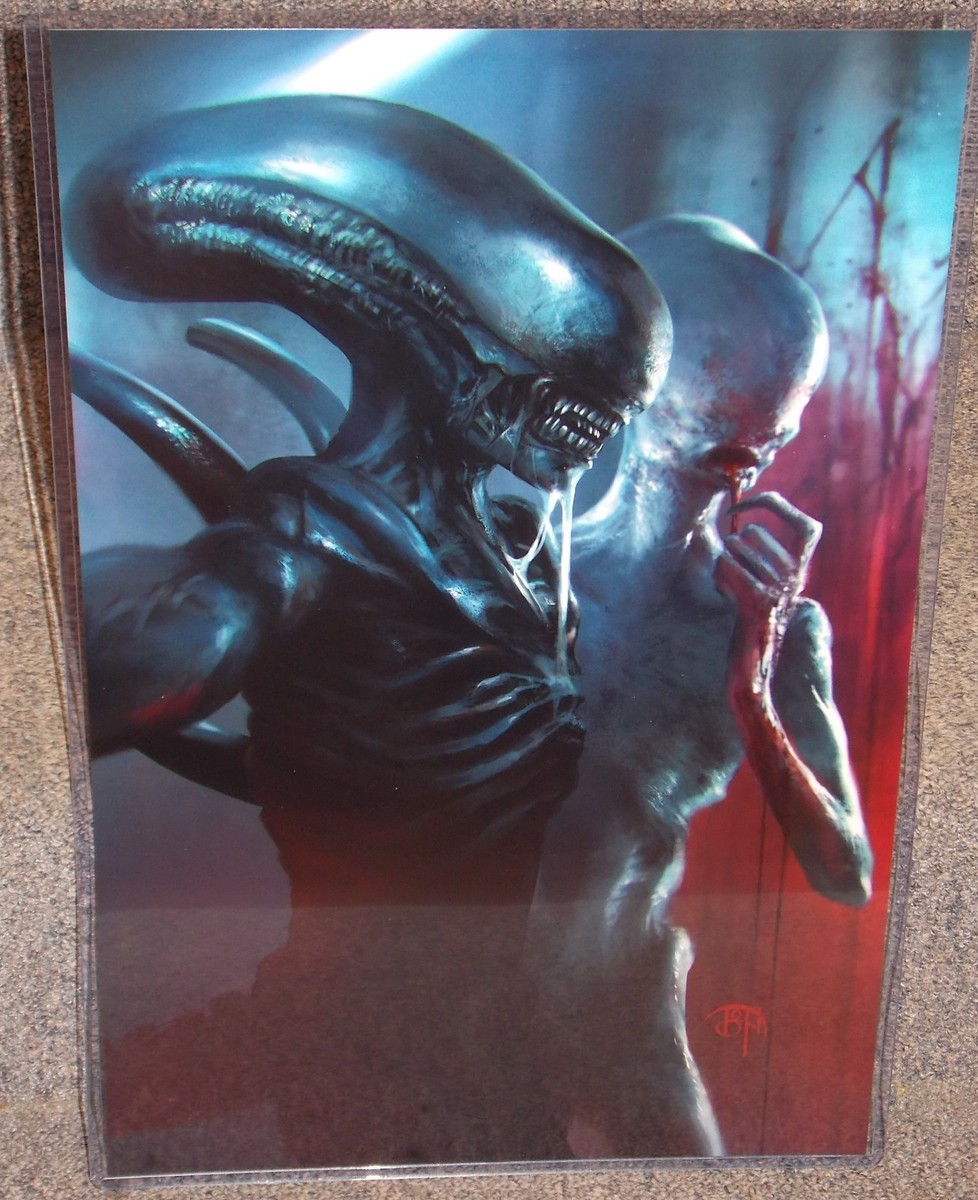 xenomorph card sleeves alien " Greeting for Sale by SyanArt Front Print T Ryker | Legendary Encounters: An