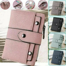 NEW Women Short Small Money Purse Wallet Lady Leather Folding Coin Card Holder
