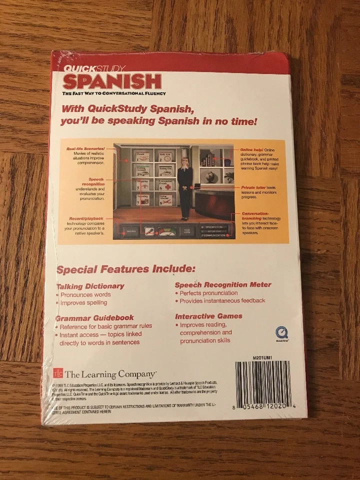 The Learning Company - Quick Study Spanish 3 CD Set! New & Sealed!  - Image 2 of 2