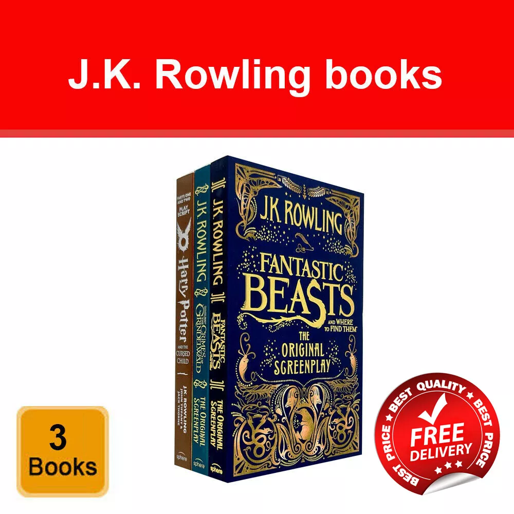 fantastic beasts book set  J.K. Rowling Collection 3 Books Set