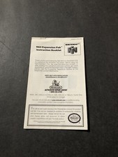 expansion pak n64 Manual Insert