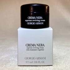 Giorgio Armani Crema Nera Supreme Reviving Cream MINI .16oz, 5ml New in Box