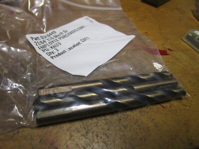 21/64'' HSS 135° Split Point Black and Gold Finish Mechanics Drill QTY 3