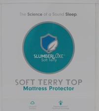 Slumberluxe Soft Terry Top Mattress Protector Twin Size