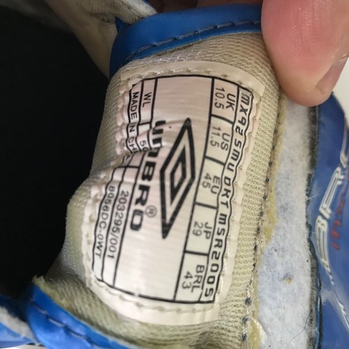Umbro MX92 Vintage Football Boots UK 10.5 – Moulded Studs Classic Rare - Picture 9 of 9
