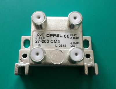 27203 Divisor Für Signal Fernseher 3 Ausgänge Innen- OFFEL CM3 Mit Verbinder '' F