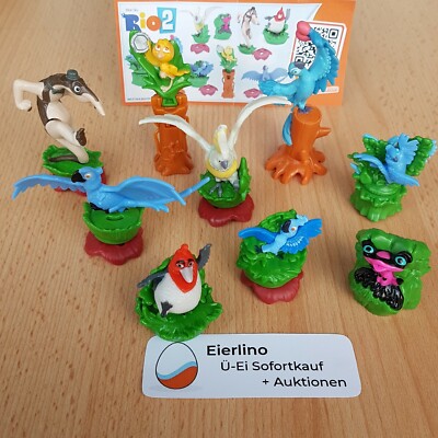 TOP KINDER SURPRISE SET - Rio 2 - MINT 1.3'' figurines